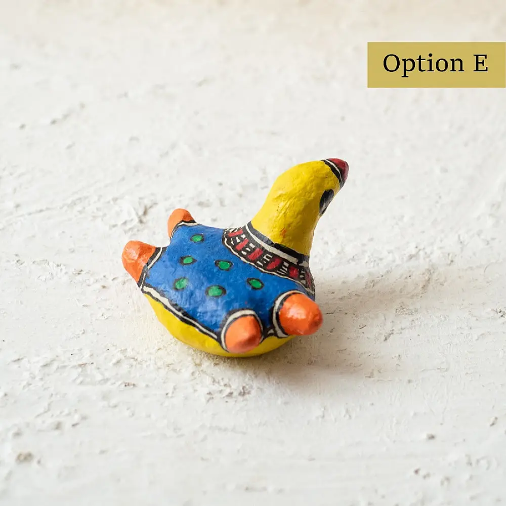 shop Madhubani Hand Painted Paper Mache ~  Turtle small