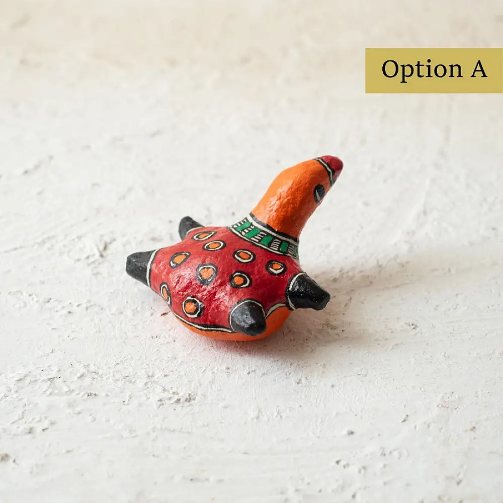 shop Madhubani Hand Painted Paper Mache ~  Turtle small
