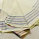 shop Handloom Cotton x Cotton Dhoti Khes - Blue Border