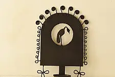 Ahou | Wrought Iron ~ Tribal Design Candle Holder