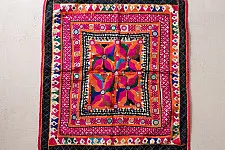 Treasure Trove ~ Rabari Old Wall Piece - Embroidered