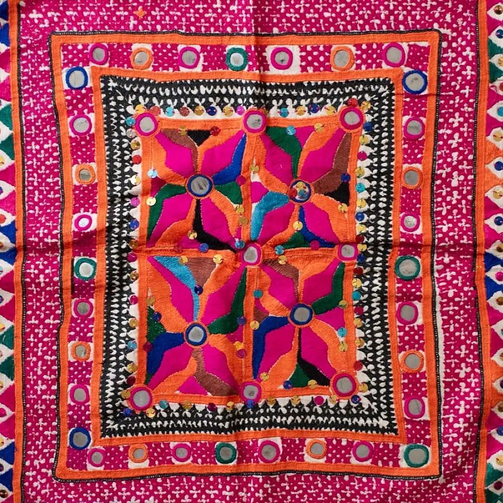 Rabari Old Wall Piece - Embroidered