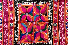 Treasure Trove ~ Rabari Old Wall Piece - Embroidered