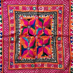 Treasure Trove ~ Rabari Old Wall Piece - Embroidered