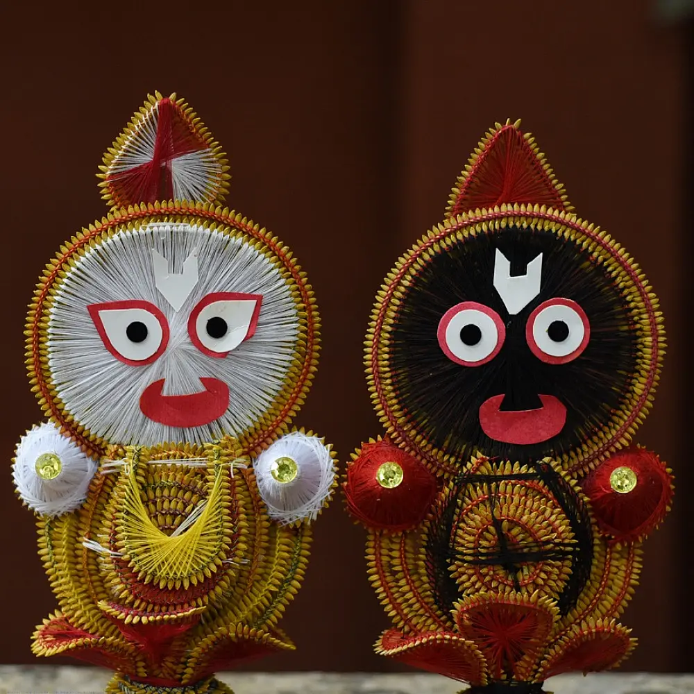Shop Handmade dhaan murti - Paddy Craft | Jagannath & Balram 