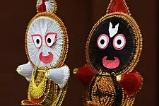 Dhaana Murti . Paddy Craft | Jagannath & Balram ( Set of Two )
