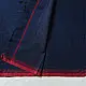 handloom begampuri pure cotton saree in navy blue with mustard yellow and maroon woven temple borders