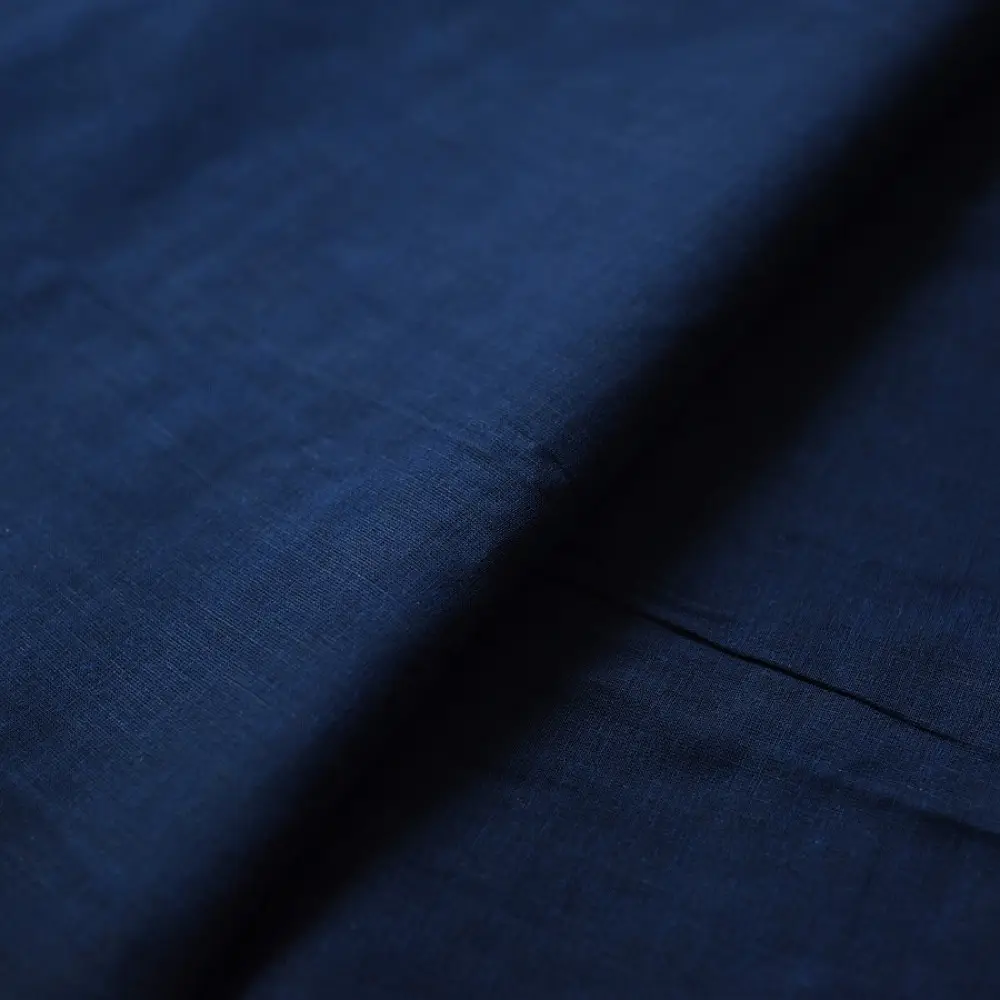 handloom begampuri pure cotton saree in navy blue with mustard yellow and maroon woven temple borders