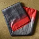 shop Handwoven Pure Tussar Silk Saree - Black With Red Border