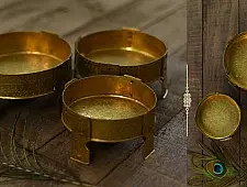 Ahar ✽ Brass ~ Angeethi / Warming-Pan ( Three Options - Small, Medium, Large ) ✽ 24