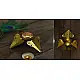 brass candle stand / diya - parrot shape