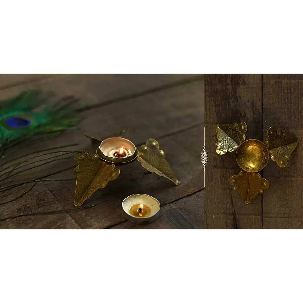 brass candle stand / diya