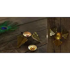 Ahar ✽ Brass ~ Candle Stand / Diya (Single Piece) ✽ 23A