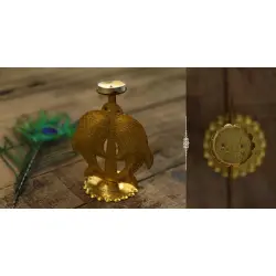 Ahar ✽ Brass ~ Fish Candle Stand (4.5" x 6" x 3") ✽ 29