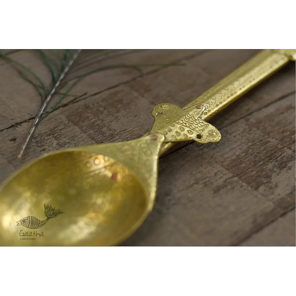 Handmade Brass Kitchen Decor Hanging Spoon