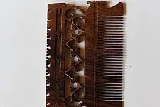 A Garden To Keep | Handmade Jaal Design Wooden Comb 
