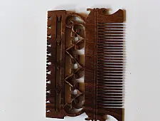 A Garden To Keep | Handmade Jaal Design Wooden Comb 