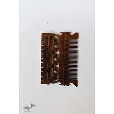 A Garden To Keep | Handmade Jaal Design Wooden Comb 