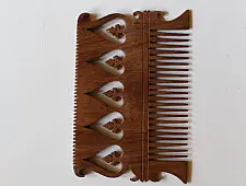 A Garden To Keep | Sheesham Wooden Comb | Leaf Design
