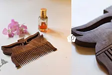 A Garden To Keep | Traditional indian Wooden Designer Comb