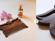 A Garden To Keep | Traditional indian Wooden Designer Comb