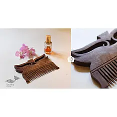 A Garden To Keep | Traditional indian Wooden Designer Comb