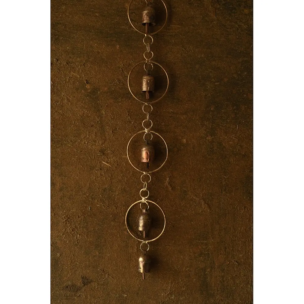 shop handmade iron hanging bell - Bells In Circles