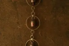 Jingles & Carrolls ~ Kutch Metal Hanging Bell - Bells In Circles