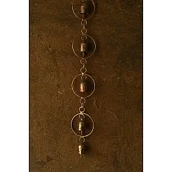 Jingles & Carrolls ~ Kutch Metal Hanging Bell - Bells In Circles