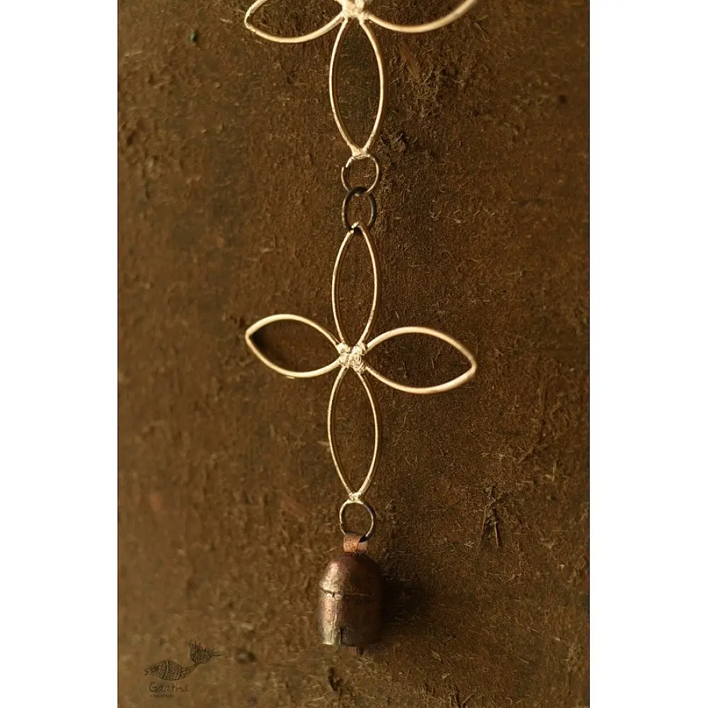 shop handmade iron hanging bell - Flowers with One Bell
