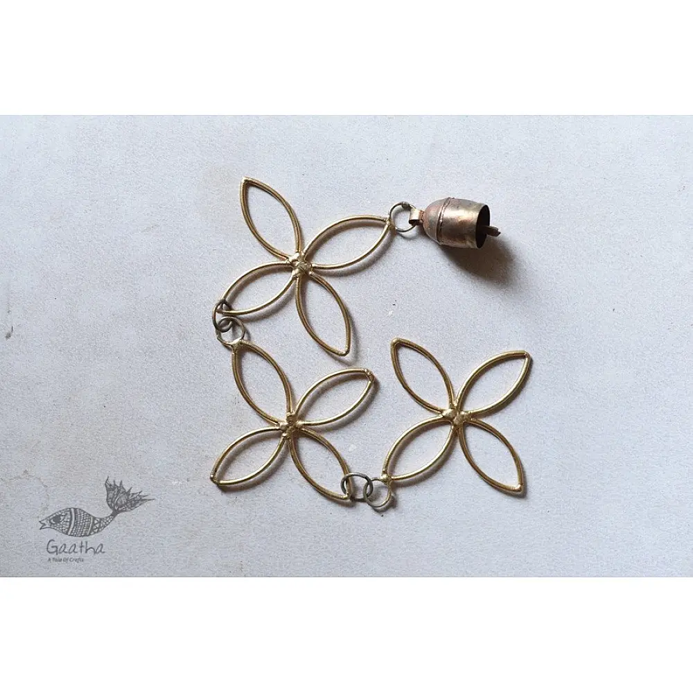 shop handmade iron hanging bell - Flowers with One Bell