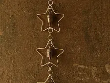 Jingles & Carrolls ~ Kutch Metal Hanging Bell - Bells In Stars