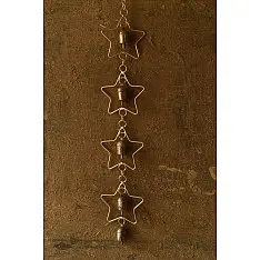 Jingles & Carrolls ~ Kutch Metal Hanging Bell - Bells In Stars