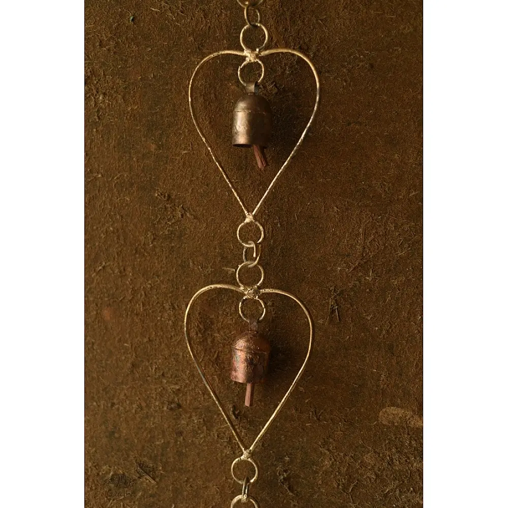 buy heart shape Kutch metal bell 