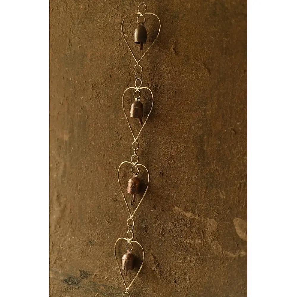 buy heart shape Kutch metal bell 
