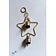shop handmade iron hanging bell - Star With Two Bells
