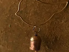 Jingles & Carrolls ~ Kutch Metal Hanging Bell -- Sparrow 