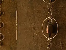 Jingles & Carrolls ~ Kutch Metal Hanging Bell - Bells In Circles