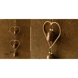 Jingles & Carrolls ~ Kutch Metal Hanging Bell - Bells In Heart 