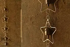 Jingles & Carrolls ~ Kutch Metal Hanging Bell - Bells In Stars