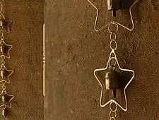 Jingles & Carrolls ~ Kutch Metal Hanging Bell - Bells In Stars