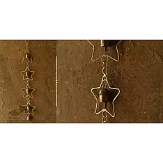 Jingles & Carrolls ~ Kutch Metal Hanging Bell - Bells In Stars