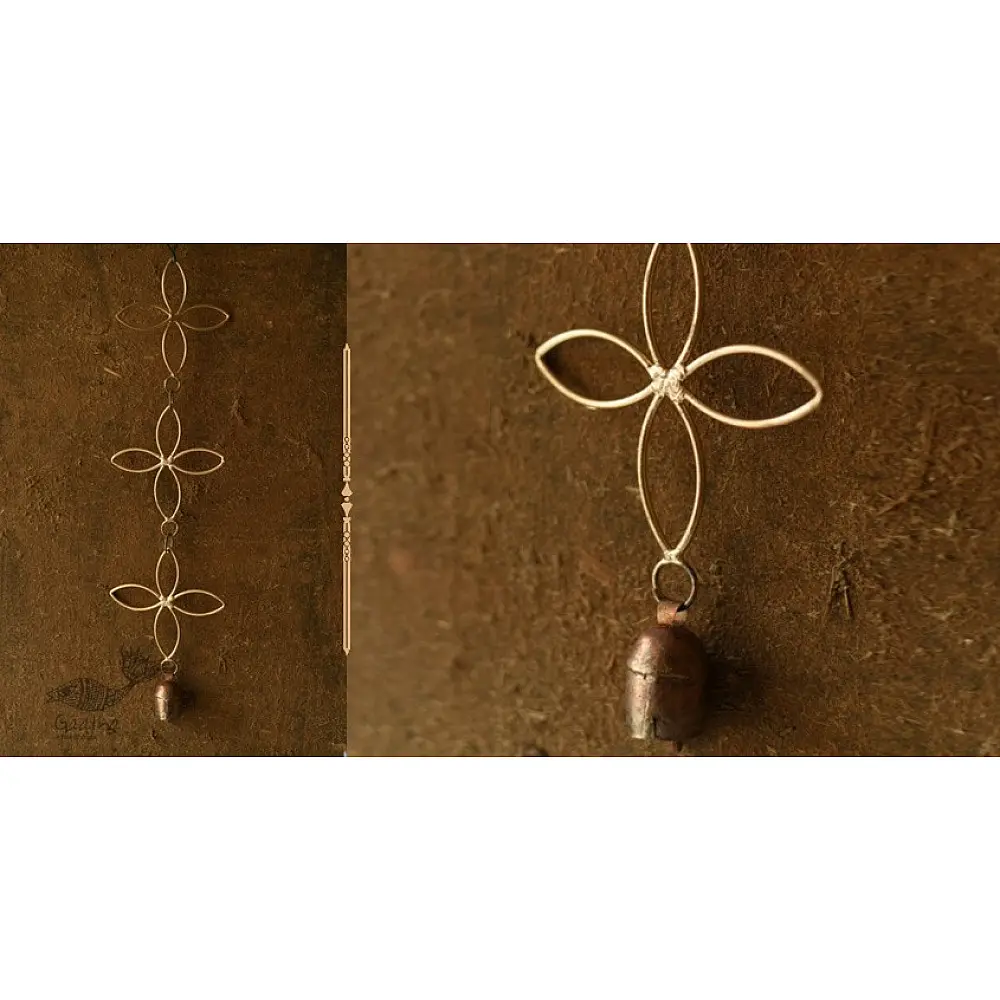 shop handmade iron hanging bell - Flowers with One Bell
