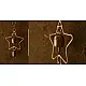shop handmade iron hanging bell - Star With Two Bells