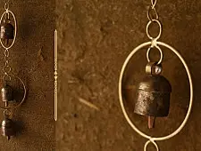 Jingles & Carrolls ~ Kutch Metal Hanging Circle & Bells