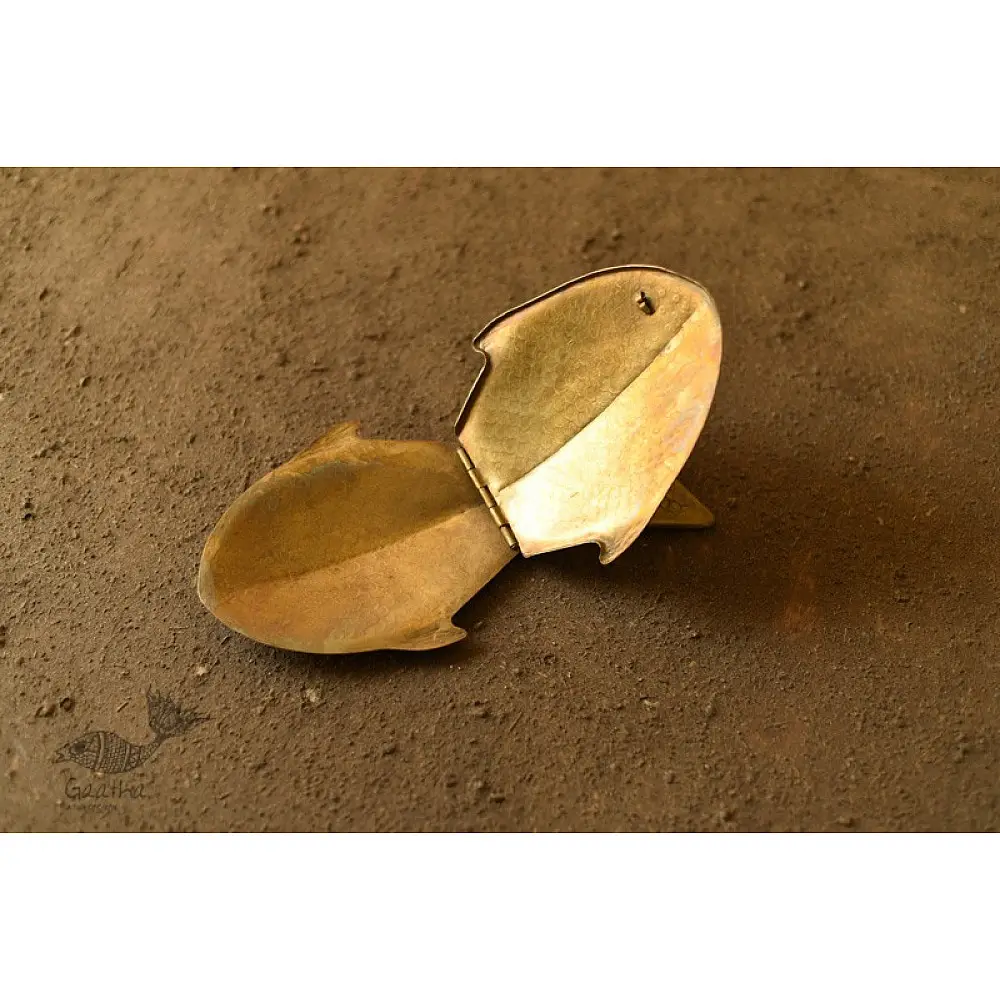 handmade brass Fish Platter