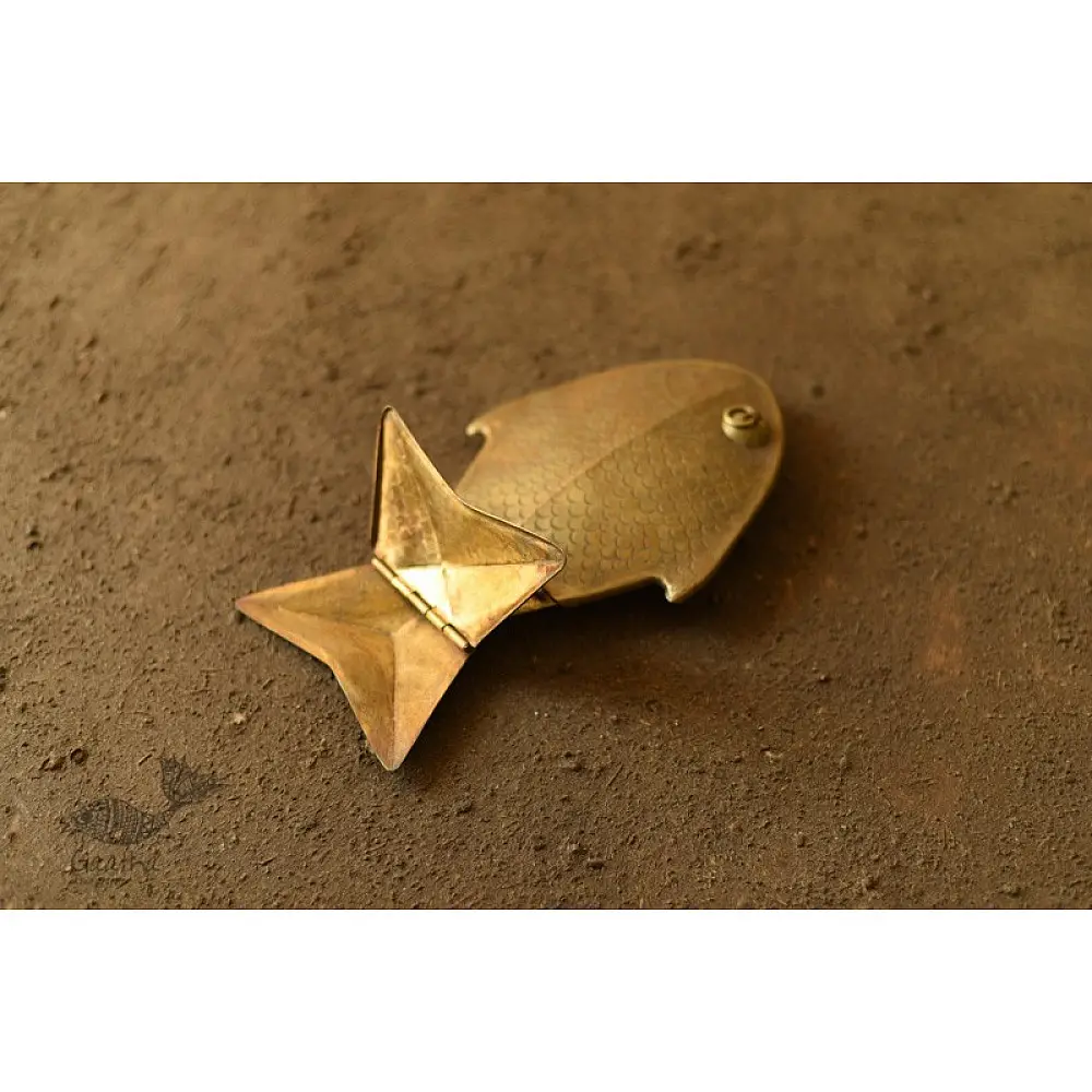 handmade brass Fish Platter