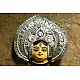 shop handmade chhau mask from bangal - durga-silver