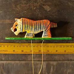 Handmade Wooden Toy - Tiger