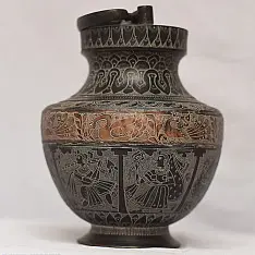 Antiquities from Khajuraho | Gangajali with copper band